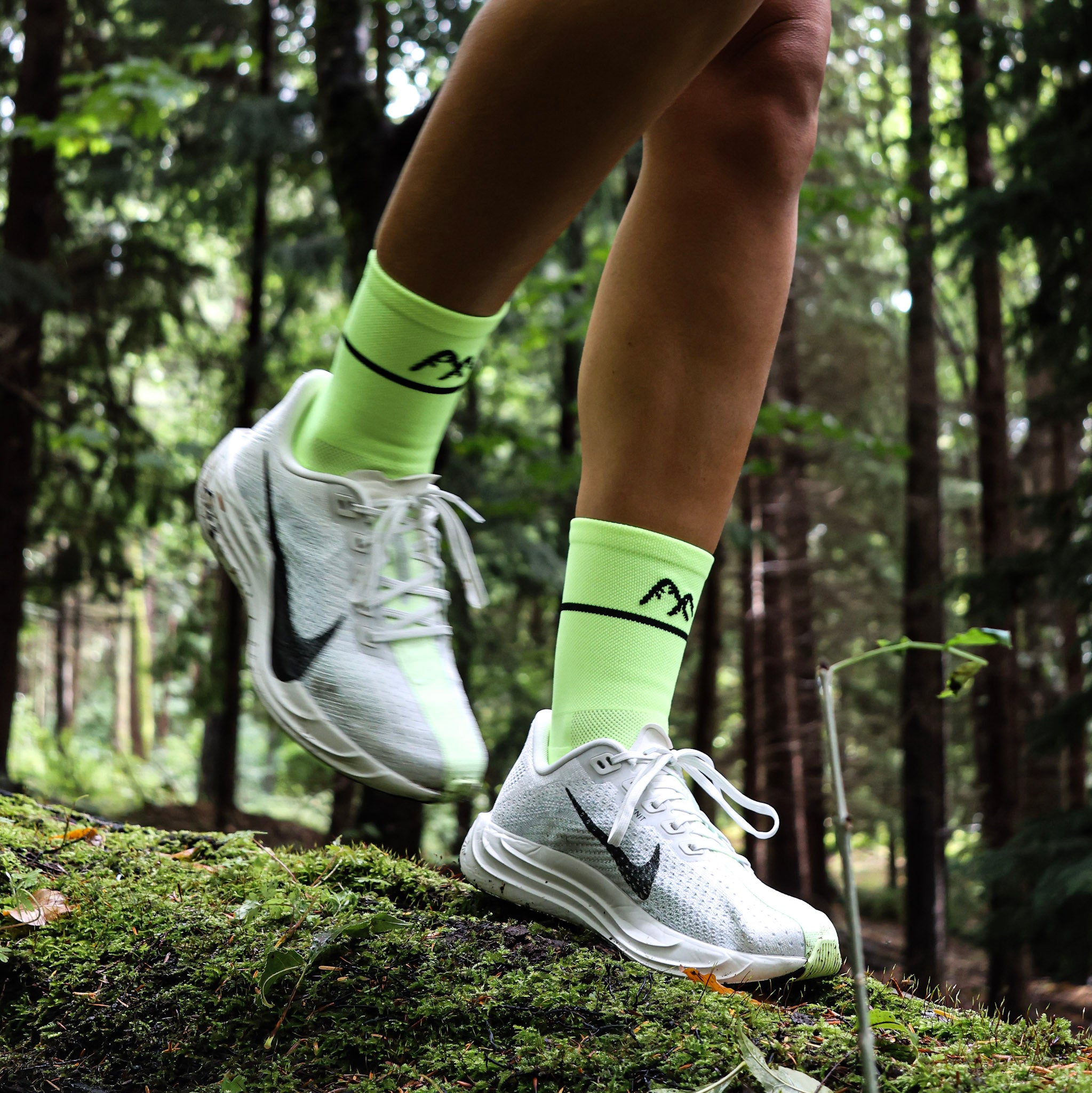 Yellow Running Socks | Technical Blend