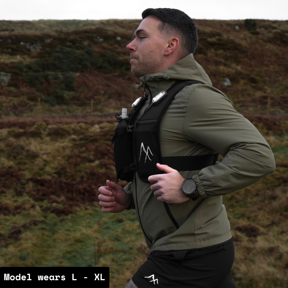 Black LED Running Vest