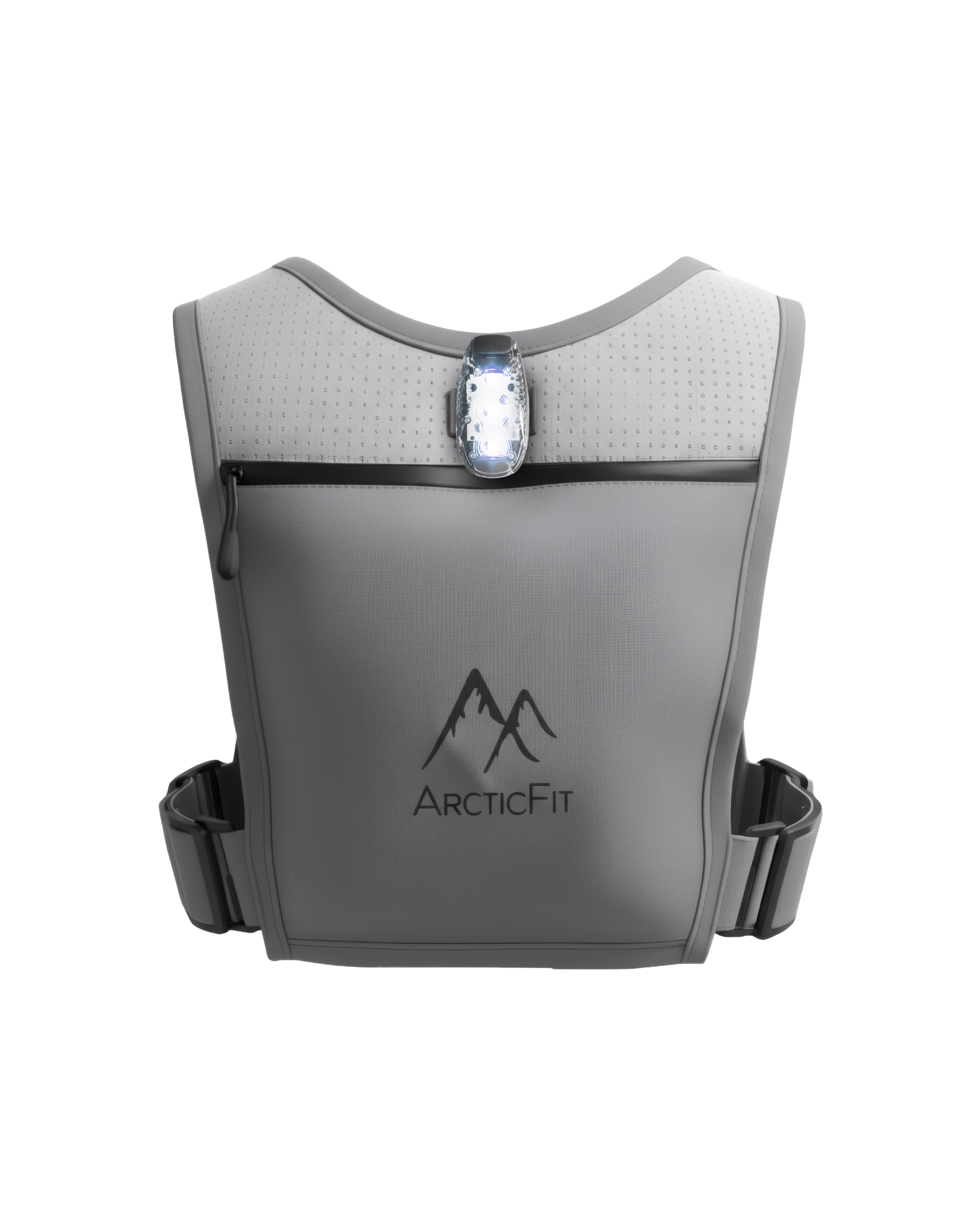 Grey LED Running Vest-2