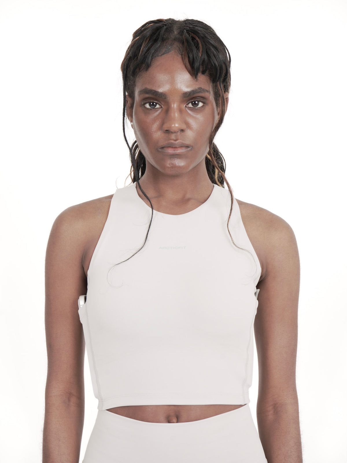 Cropped Racer - Off White-2