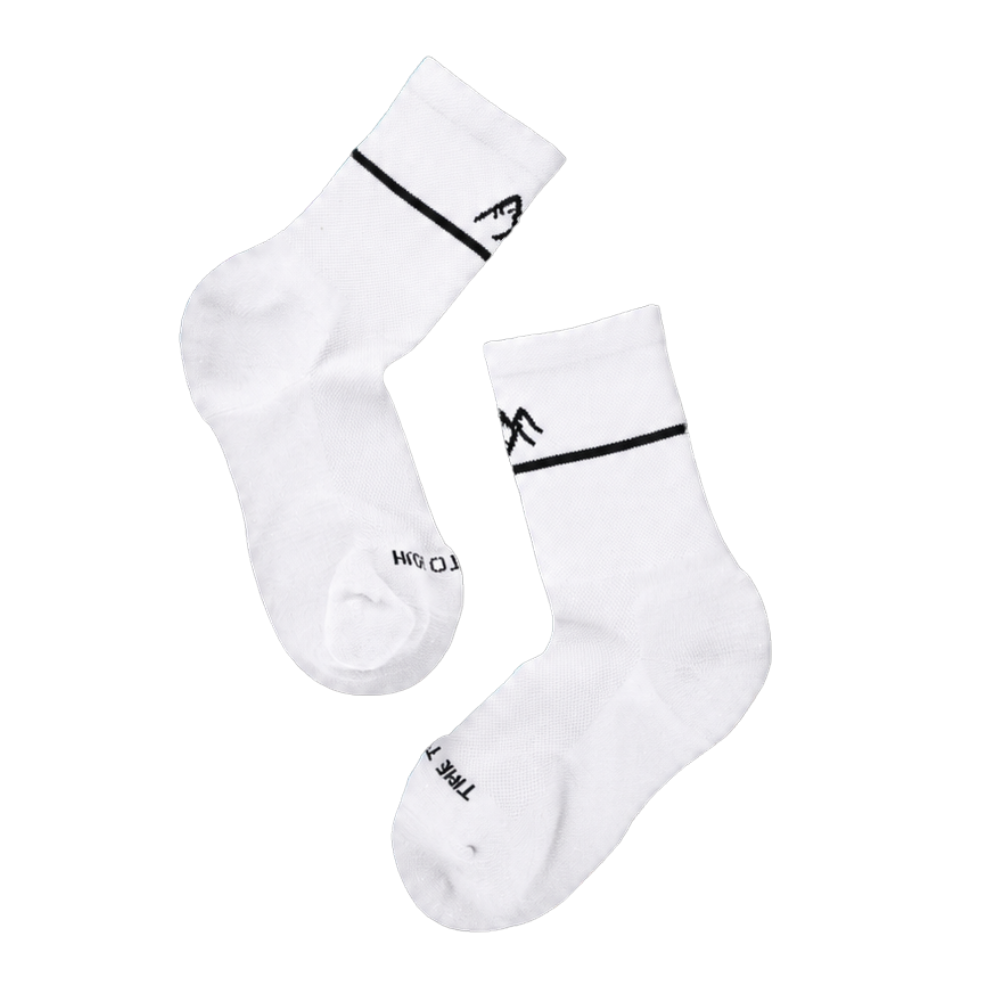 White Running Socks | Technical Blend
