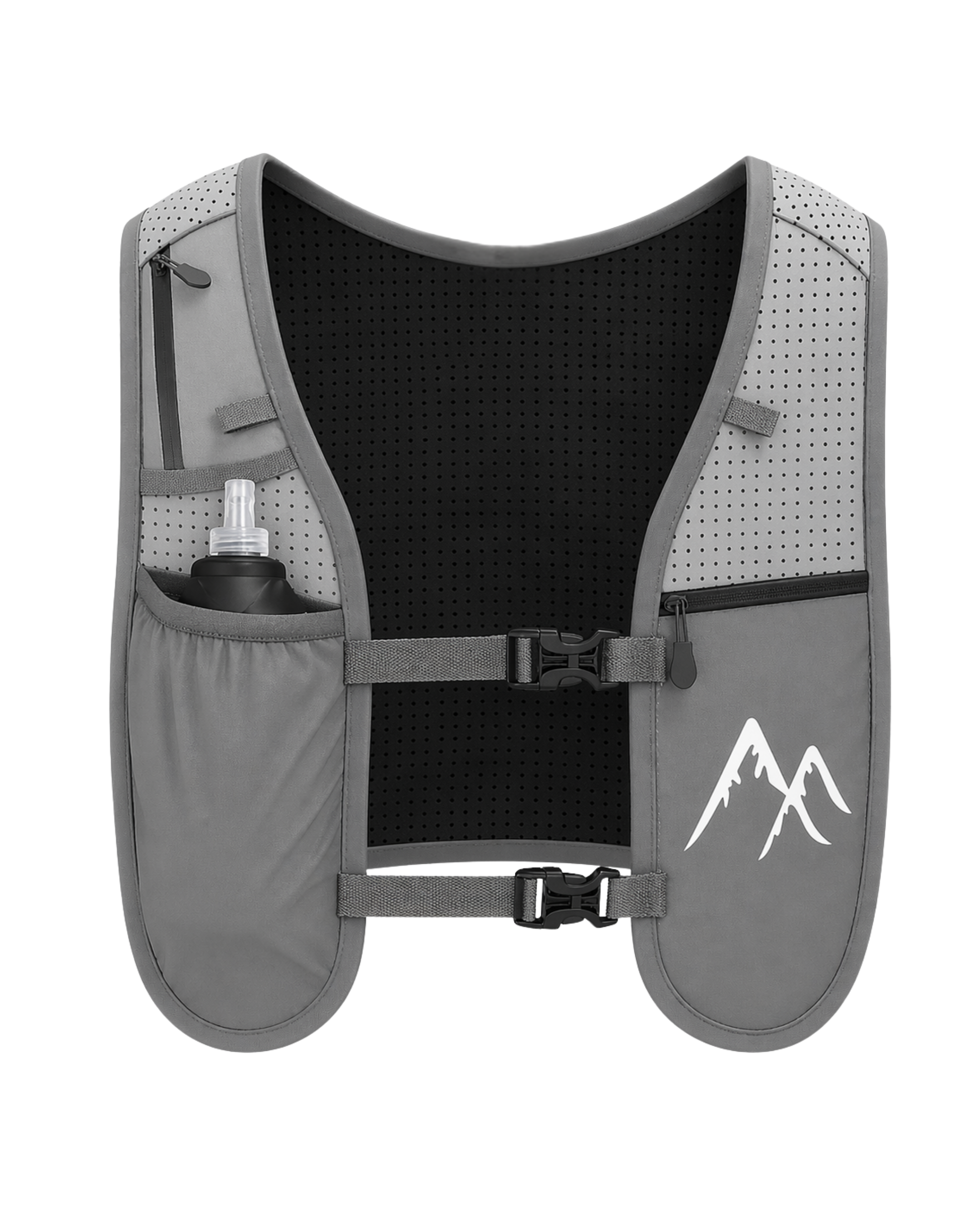 Grey LED Running Vest