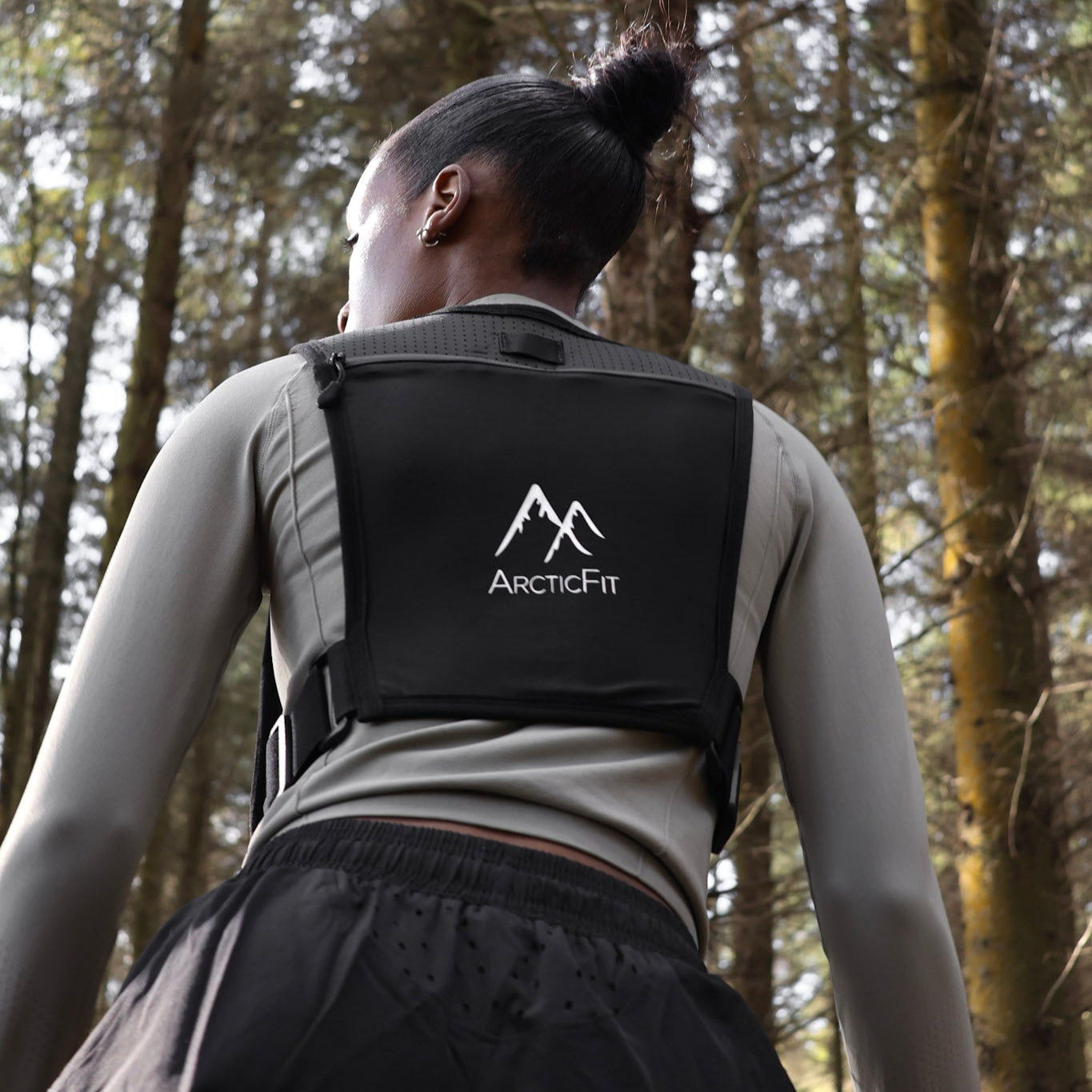 Black LED Running Vest