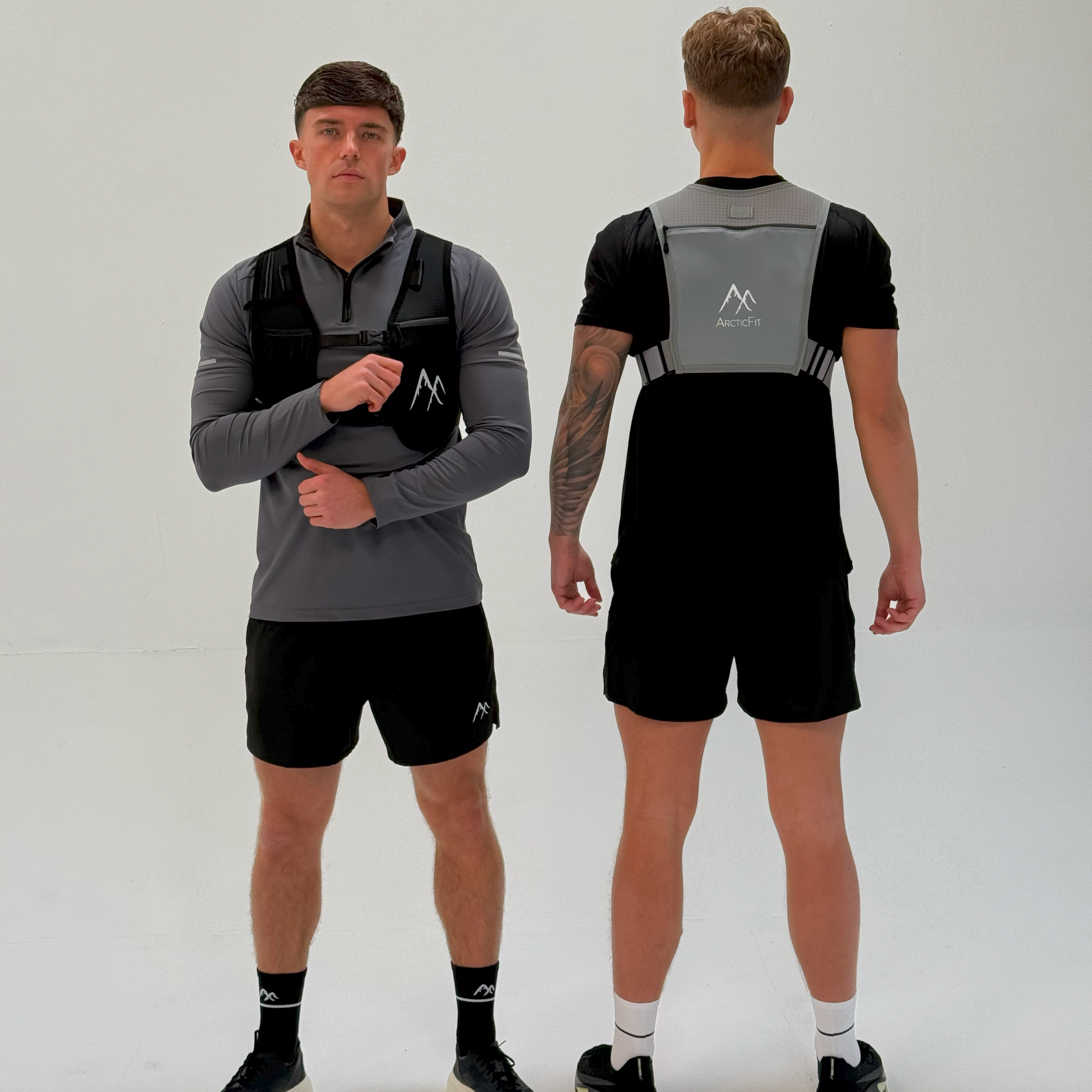 Black ArcticFit LED Running Vest