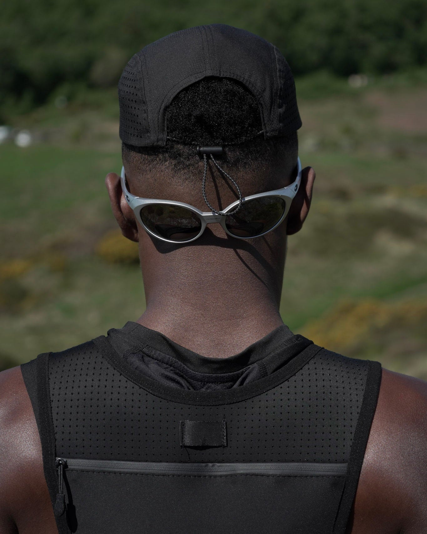 Zwarte Hardloopcap | LaserFlow-6