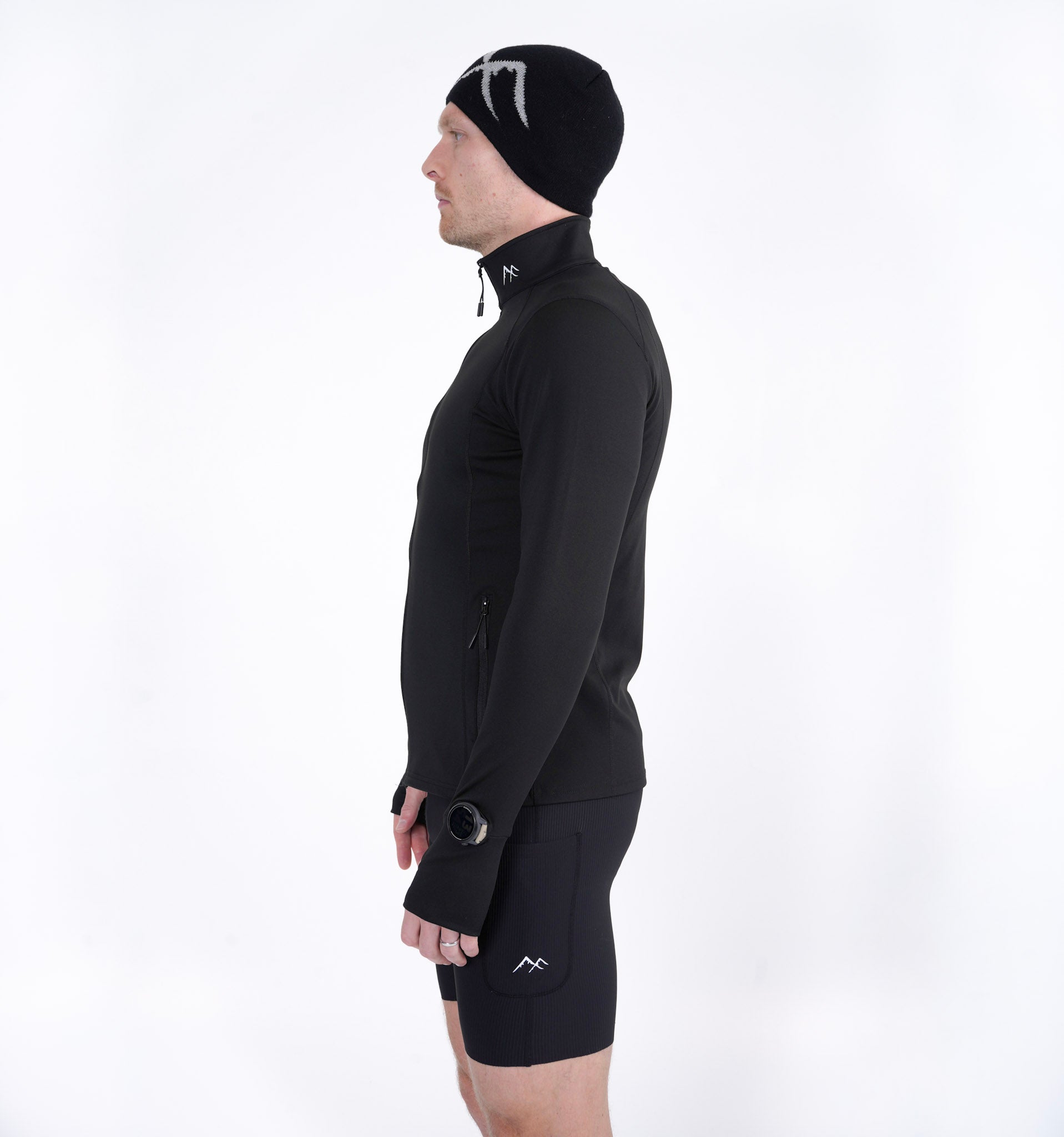 Men's Tempo Full Zip | Black