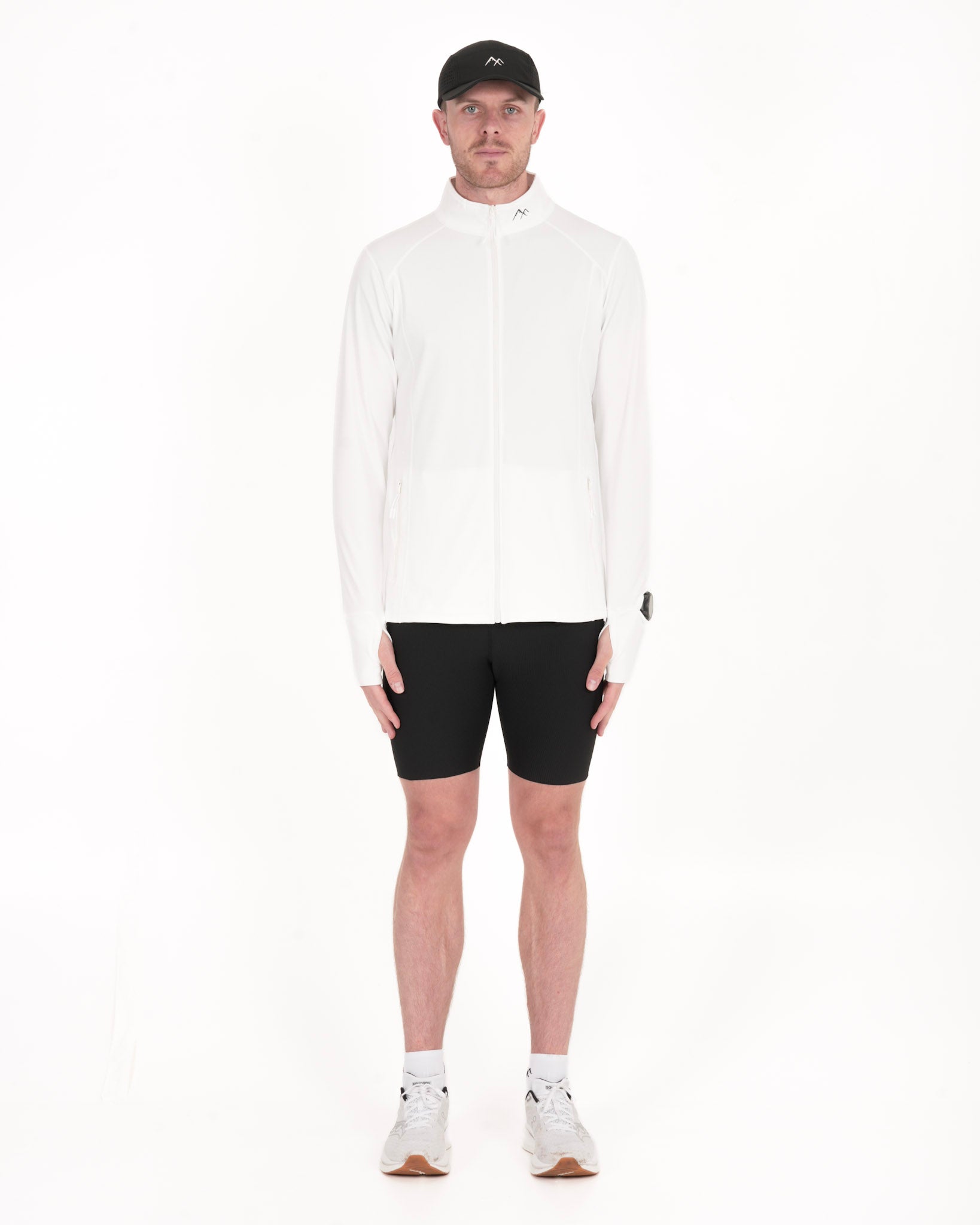 Men's Tempo Full Zip | White