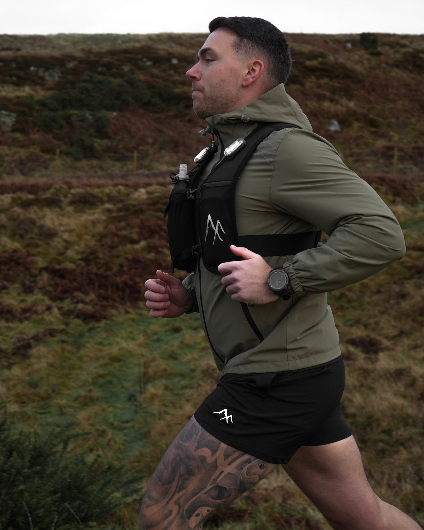 Black LED Running Vest-5