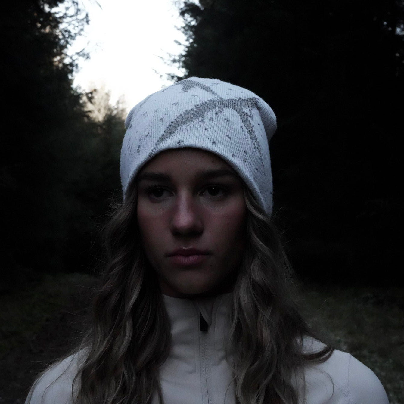 Glacier White Vertex Reflect Beanie