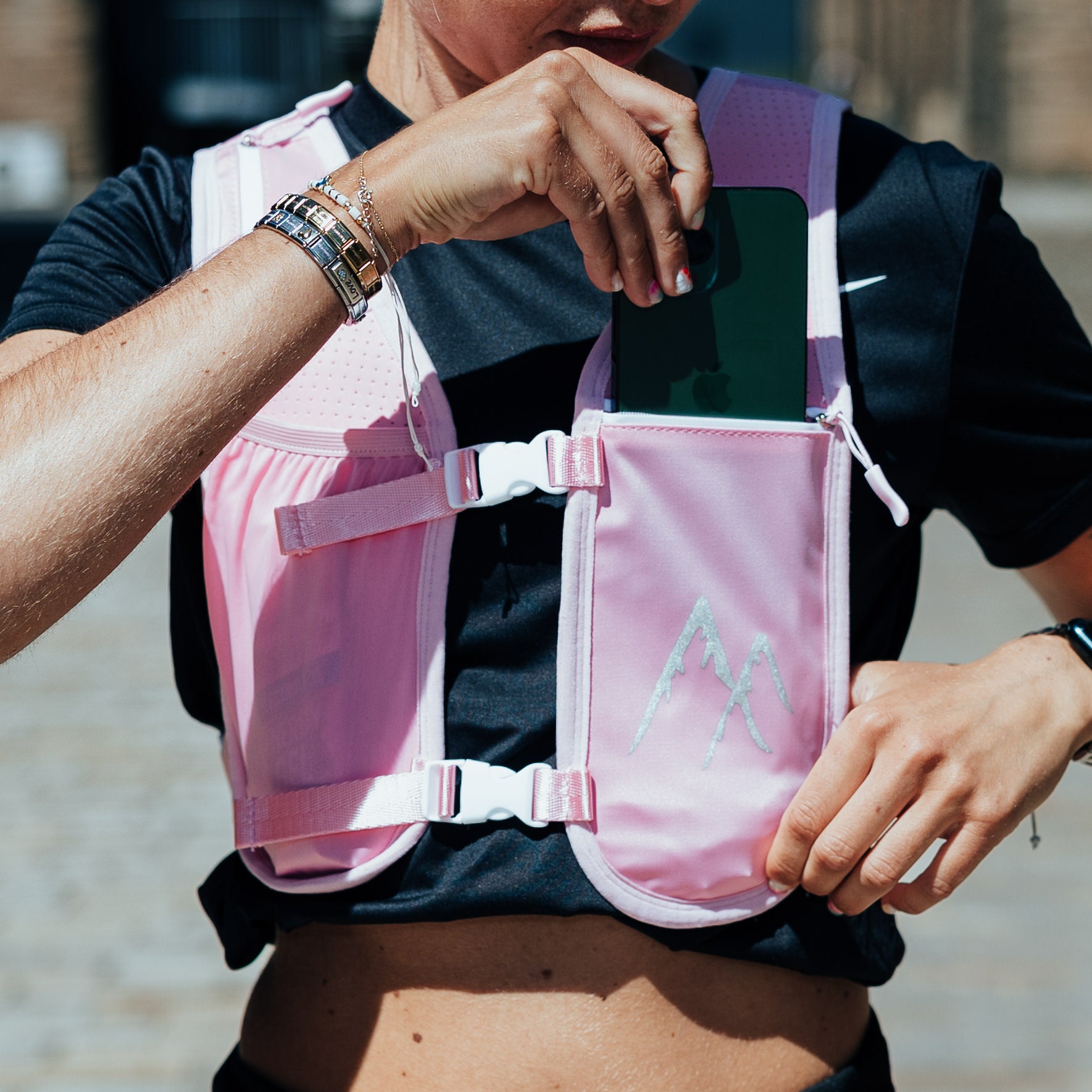 Pink ArcticFit LED Running Vest