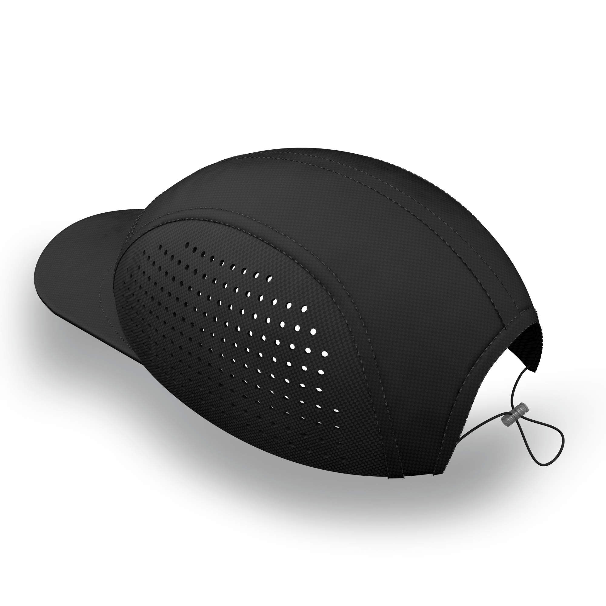 Black LaserFlow Run Cap