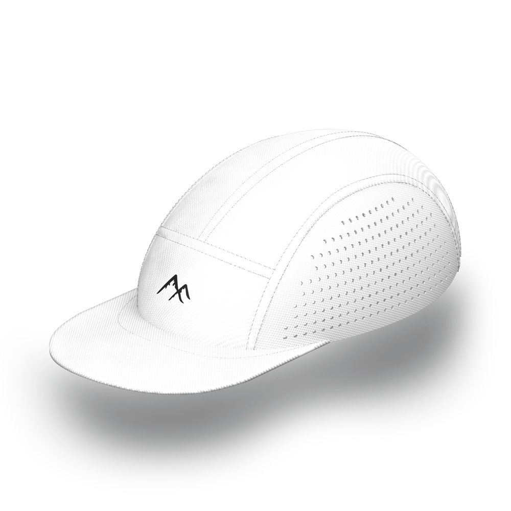 White Running Cap | LaserFlow