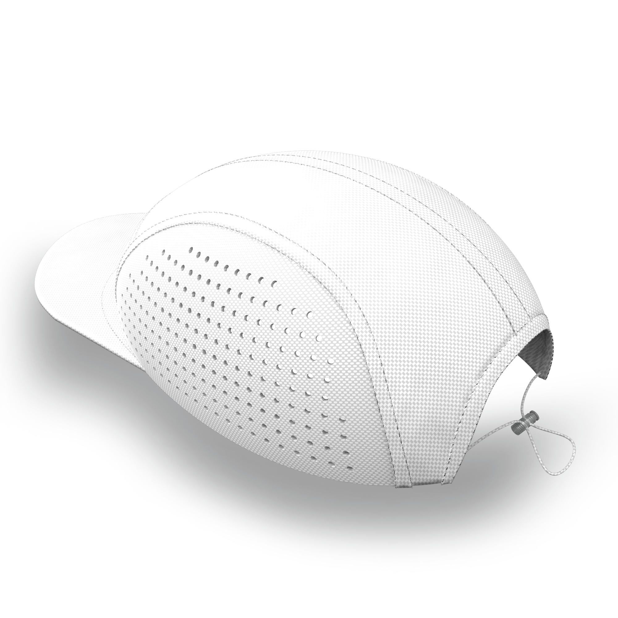 White LaserFlow Run Cap