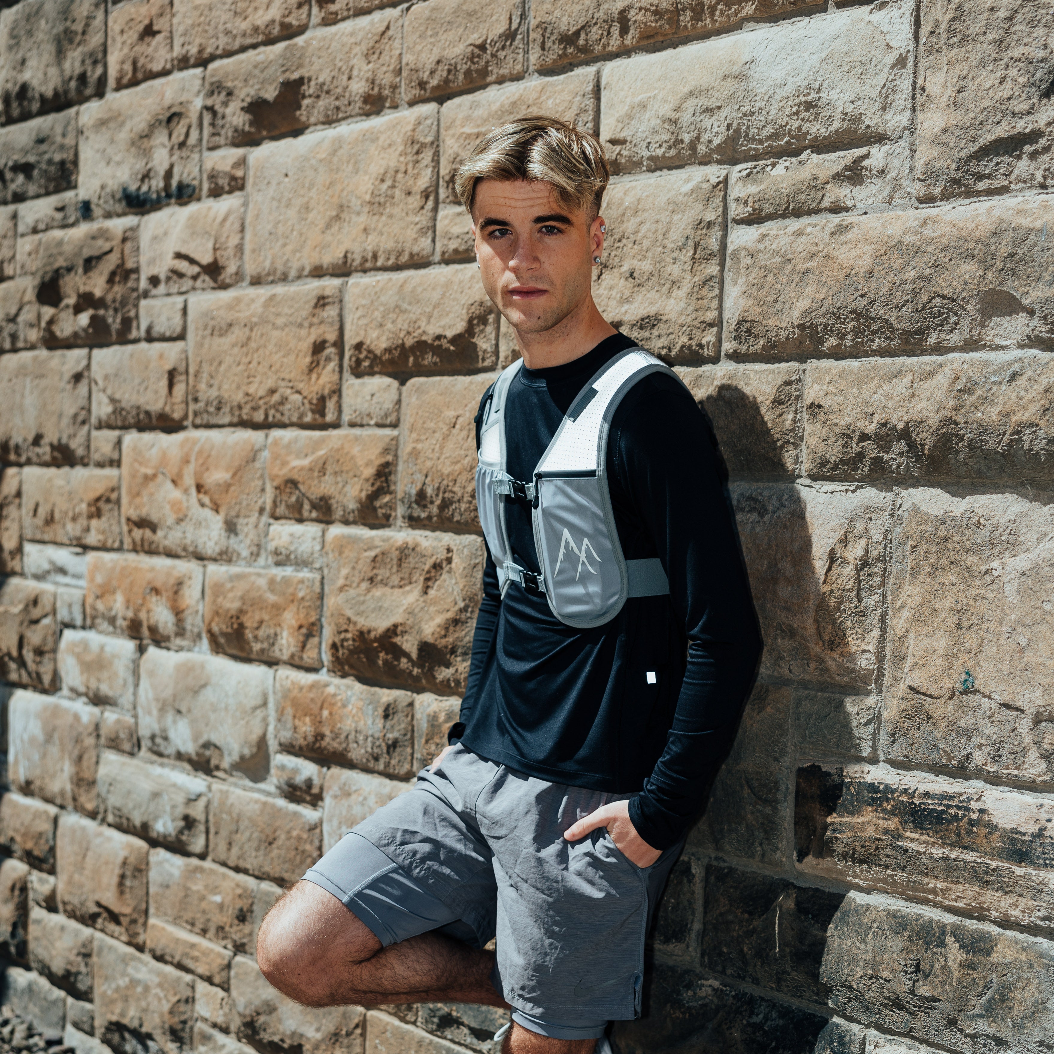 Grey ArcticFit LED Running Vest