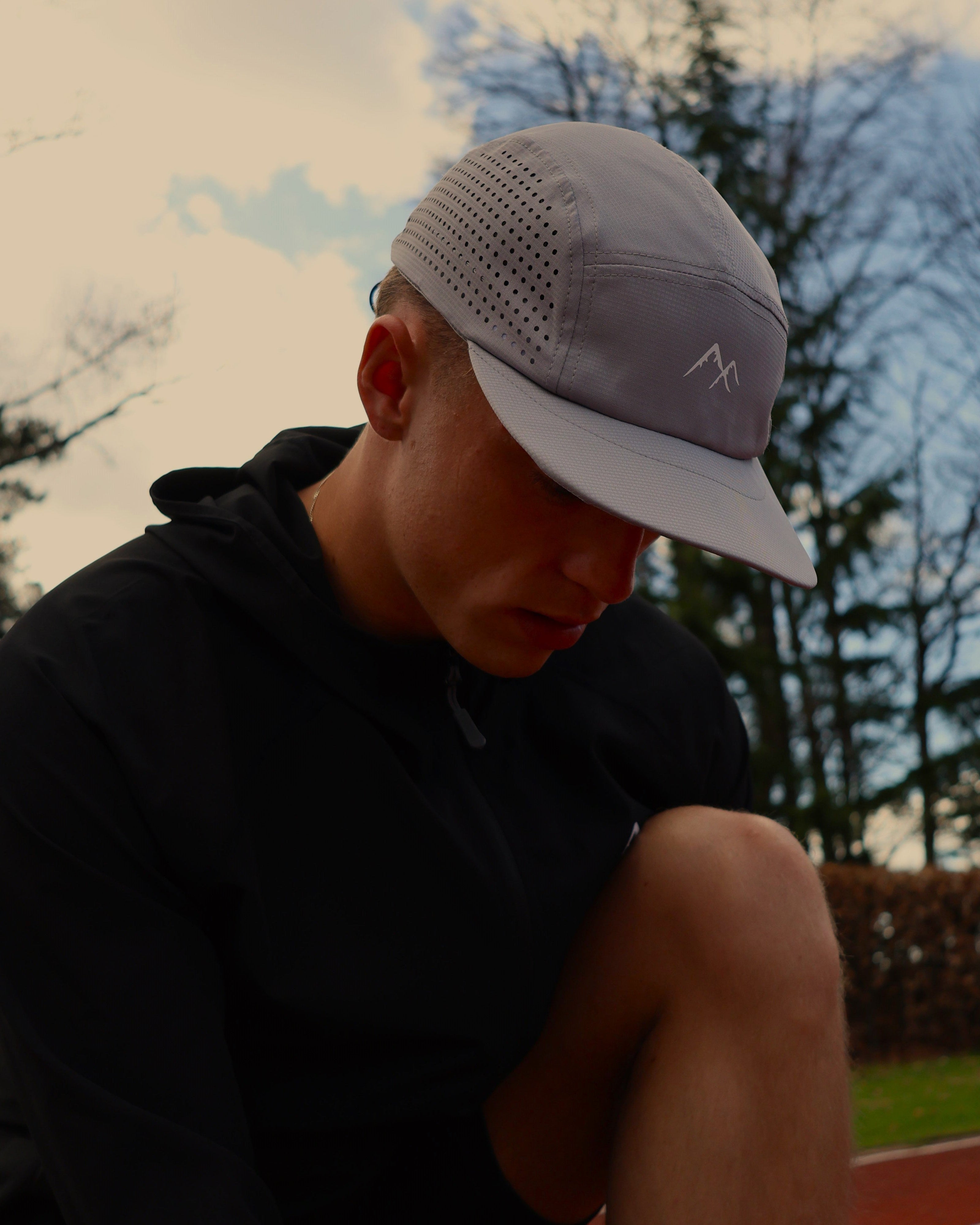 Grey Running Cap | LaserFlow