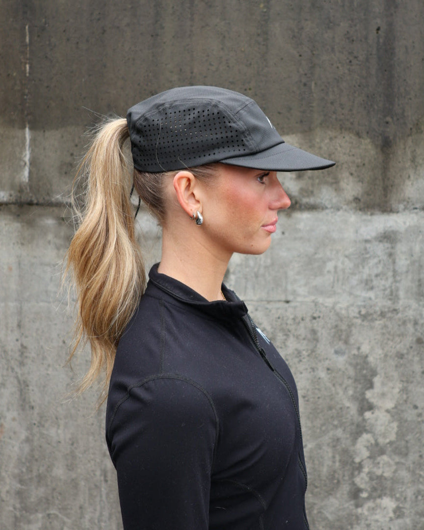 Black Running Cap | LaserFlow-4