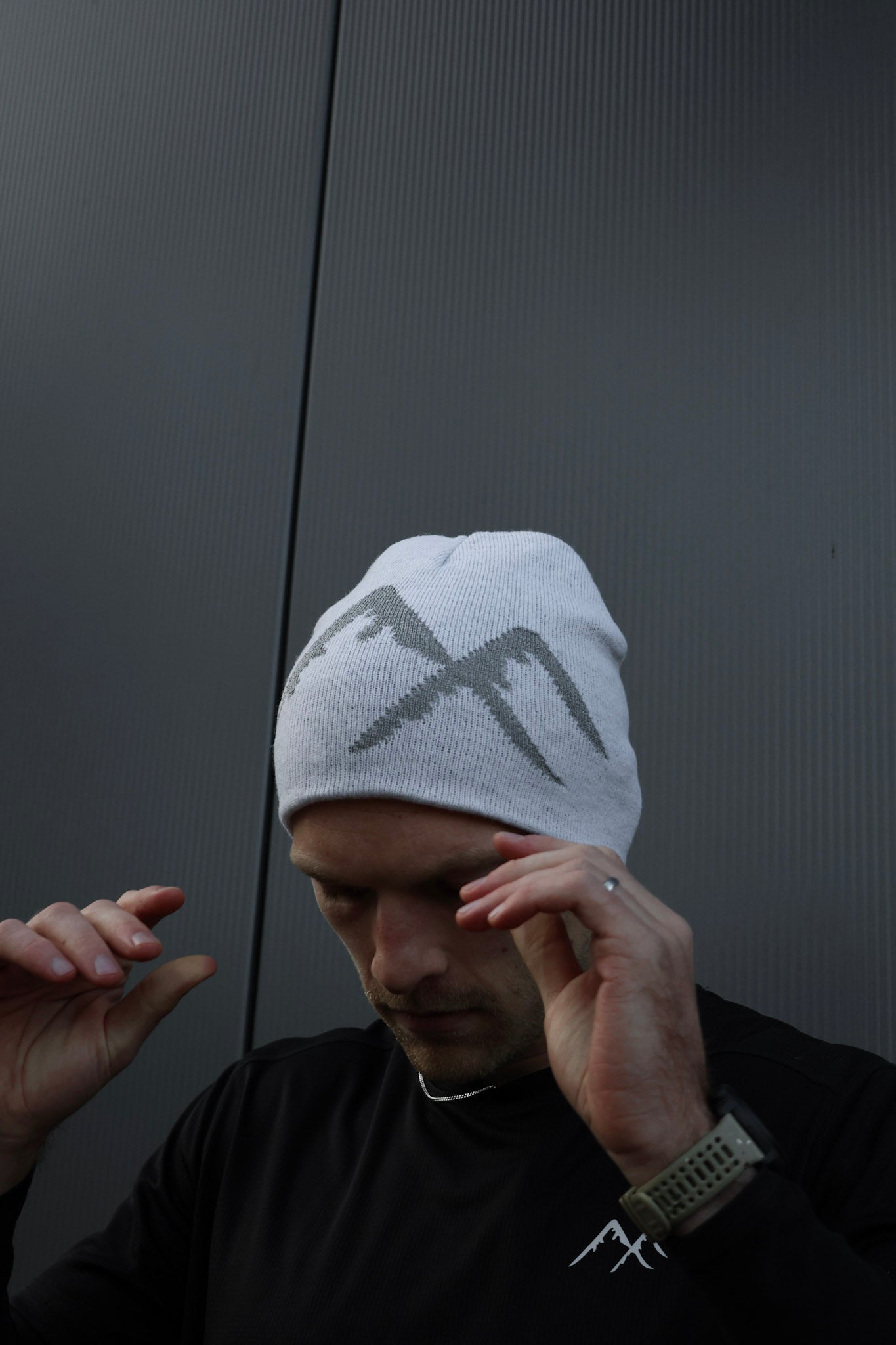 Glacier White Reflect Beanie-5