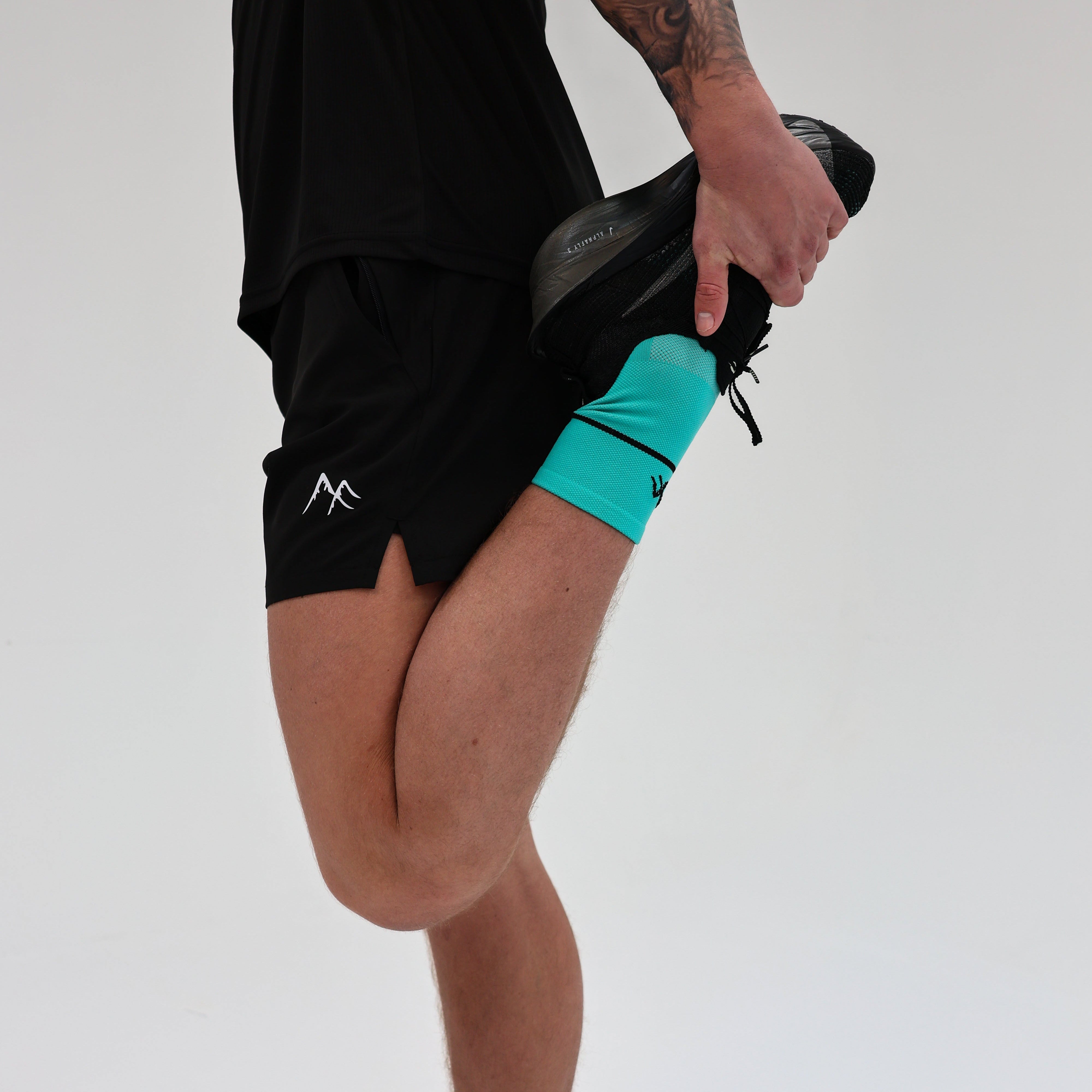 Mint Green Technical Running Sock