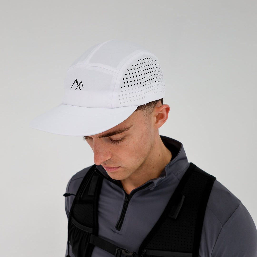 White LaserFlow Run Cap