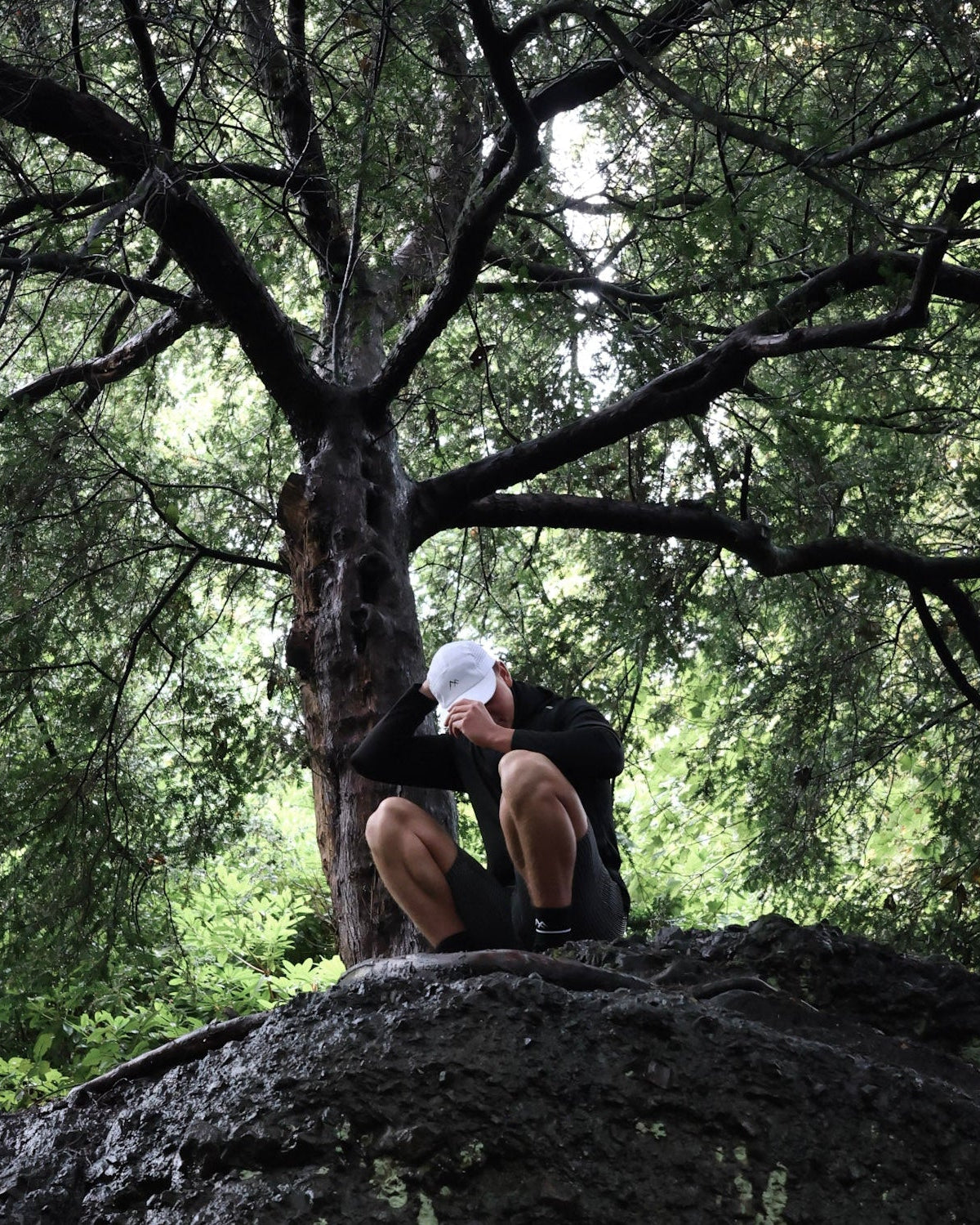 White Running Cap | LaserFlow-4