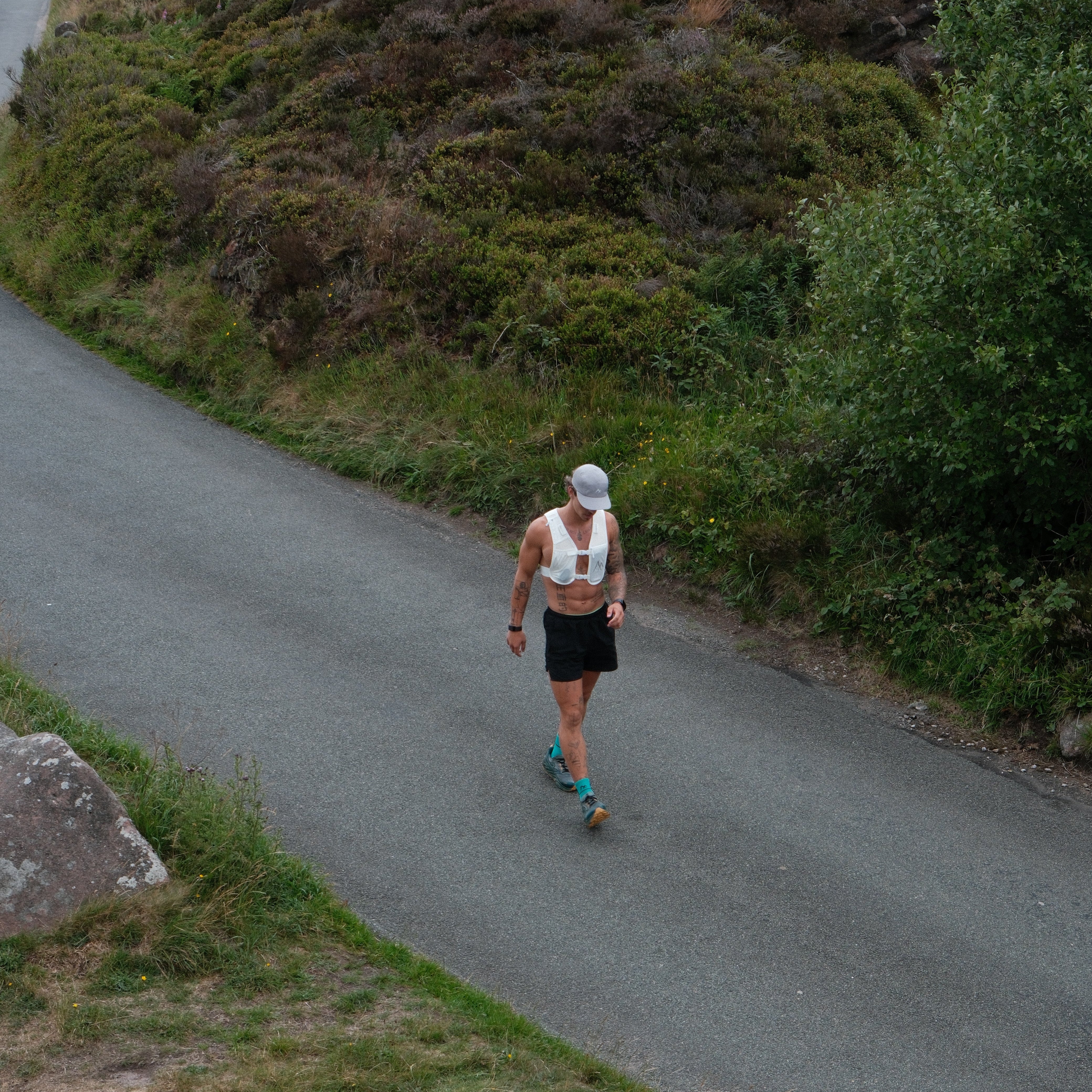 Grey Running Cap | LaserFlow