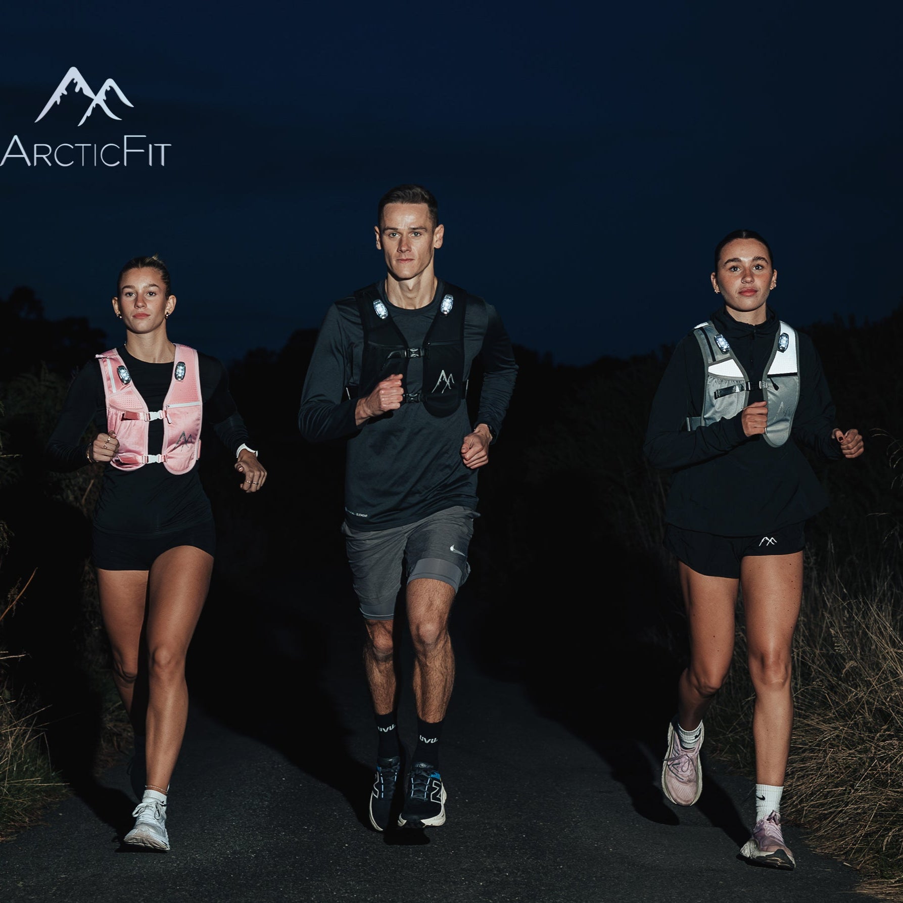 Pink ArcticFit LED Running Vest