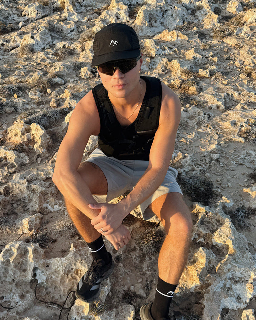 Black Running Cap | LaserFlow-3