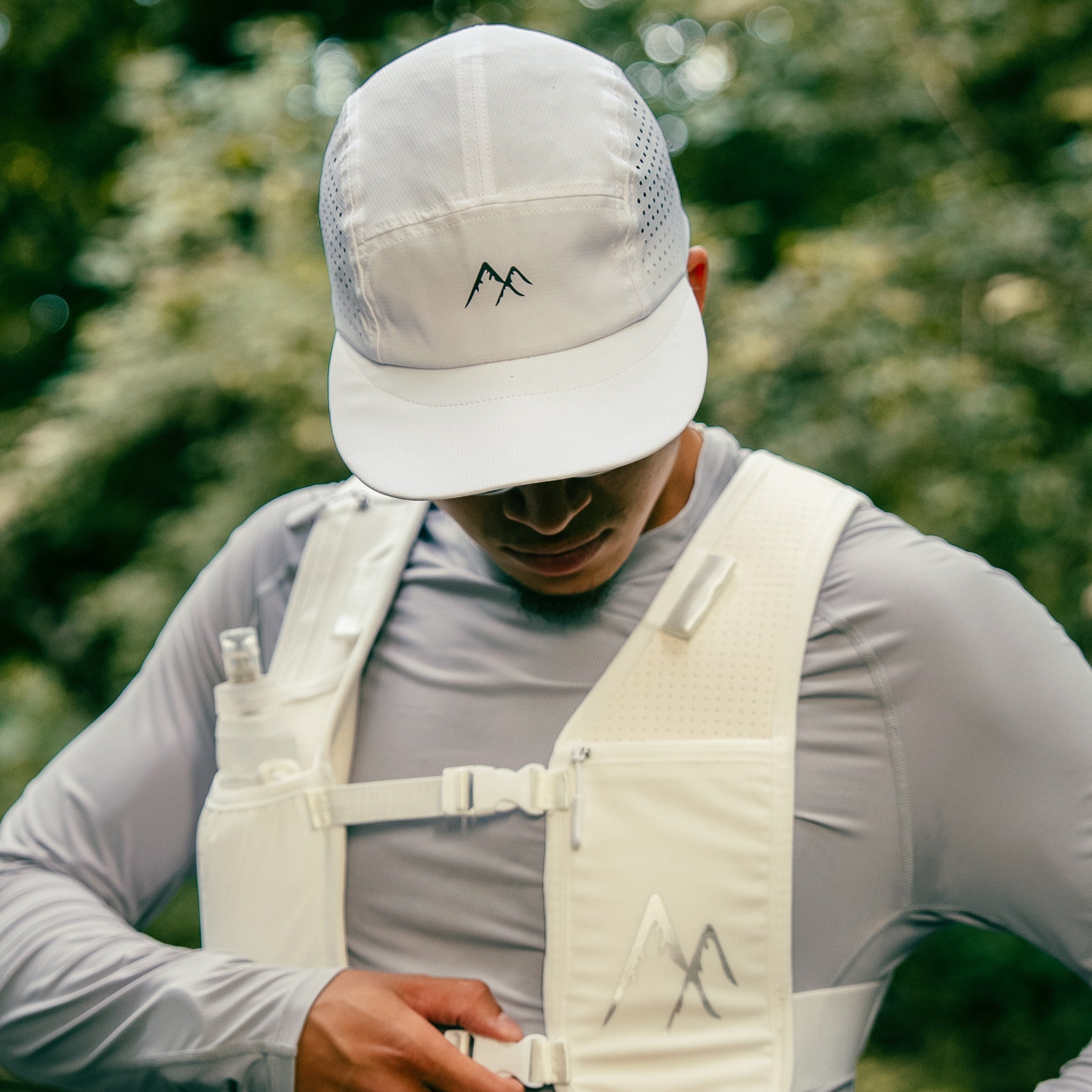 White Running Cap | ArcticFit LaserFlow Run Cap