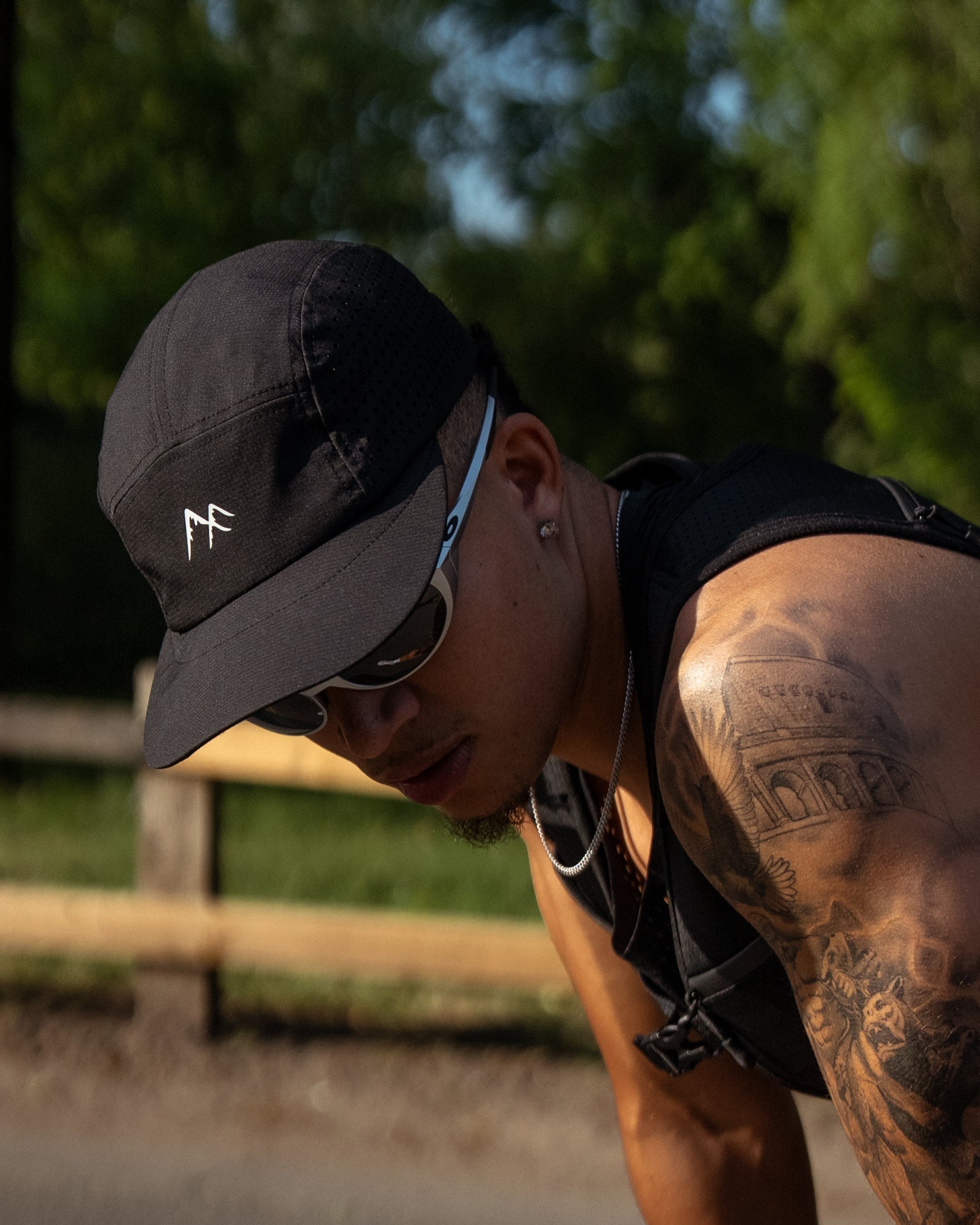 Black Running Cap | LaserFlow-2