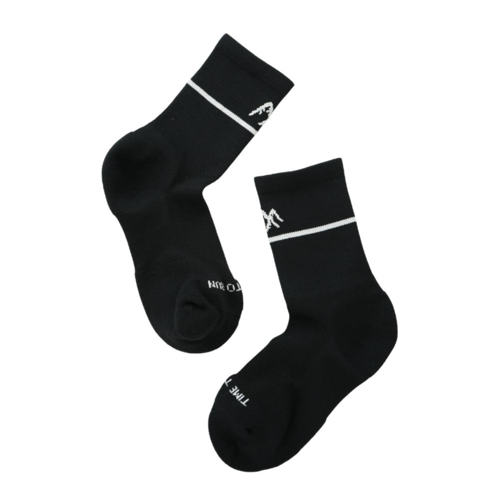 Schwarze Laufsocken | Funktionsmaterial