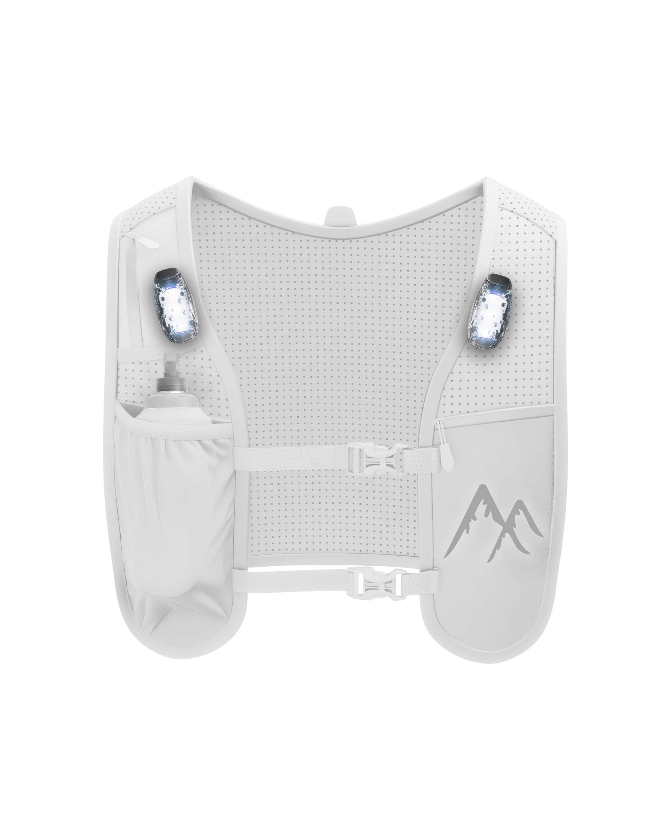 White running vest front