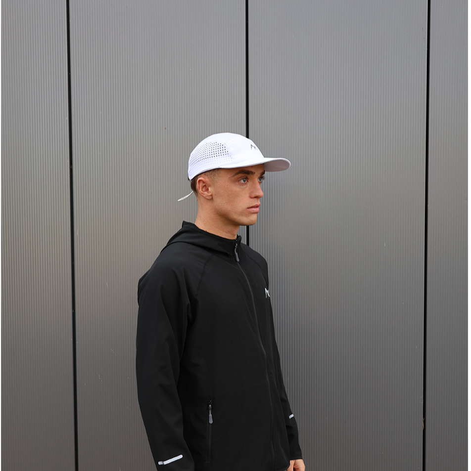 White LaserFlow Run Cap